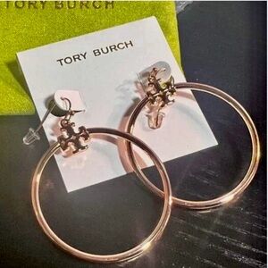 NEW TORY BURCH Rose Gold Earrings